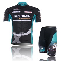 Black Bion Riding Summer Mountain Biking Bike Fleet Version Short Sleeve Riding Suit Pulley Suit Dynamic Bike Service Summer