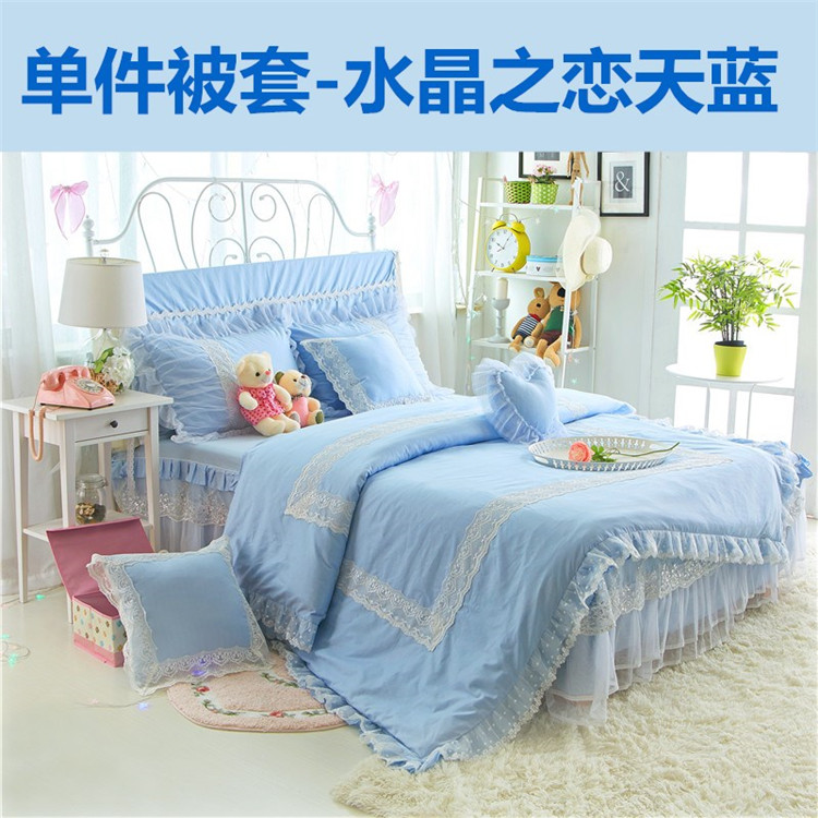 Cotton đơn mảnh công chúa phong cách quilt quilt bìa đơn đôi bông quilt 200x230cm bộ đồ giường - Quilt Covers chăn đũi