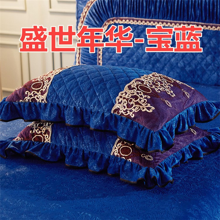 Công chúa châu Âu phong cách gối ren ren 2 đơn quilted quilted người lớn cộng với vỏ gối bông tìm hiểu một cặp gối ôm cho bà bầu