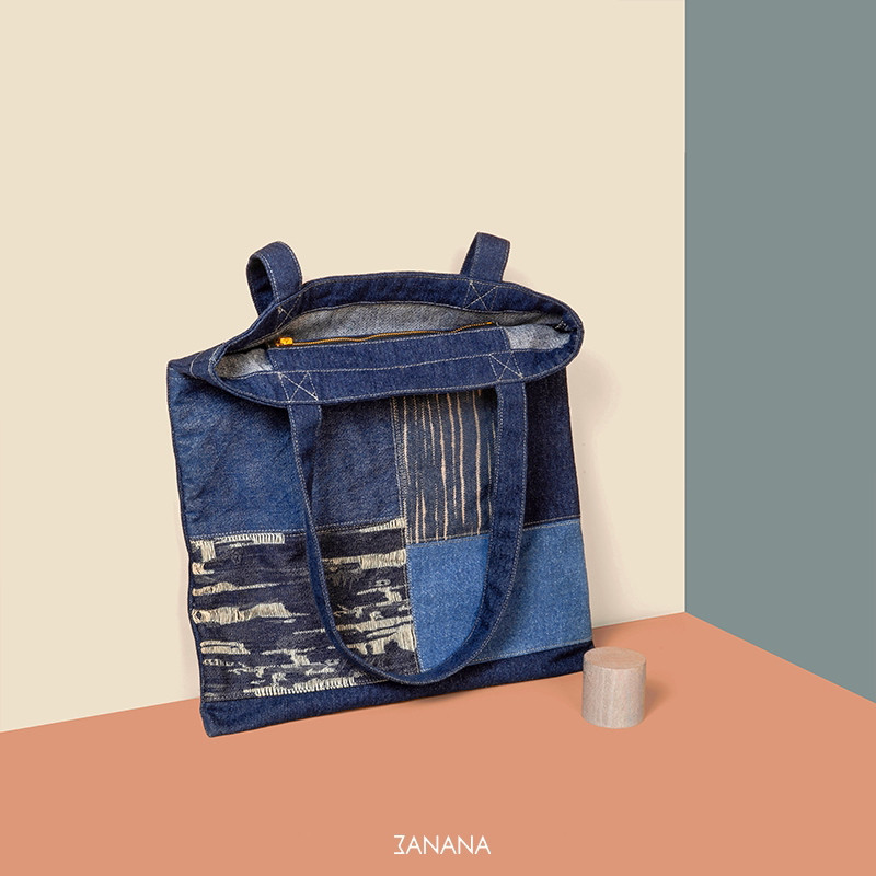 Three Bananas Original Design Casual Japanese Hand-stitched Women's Bag