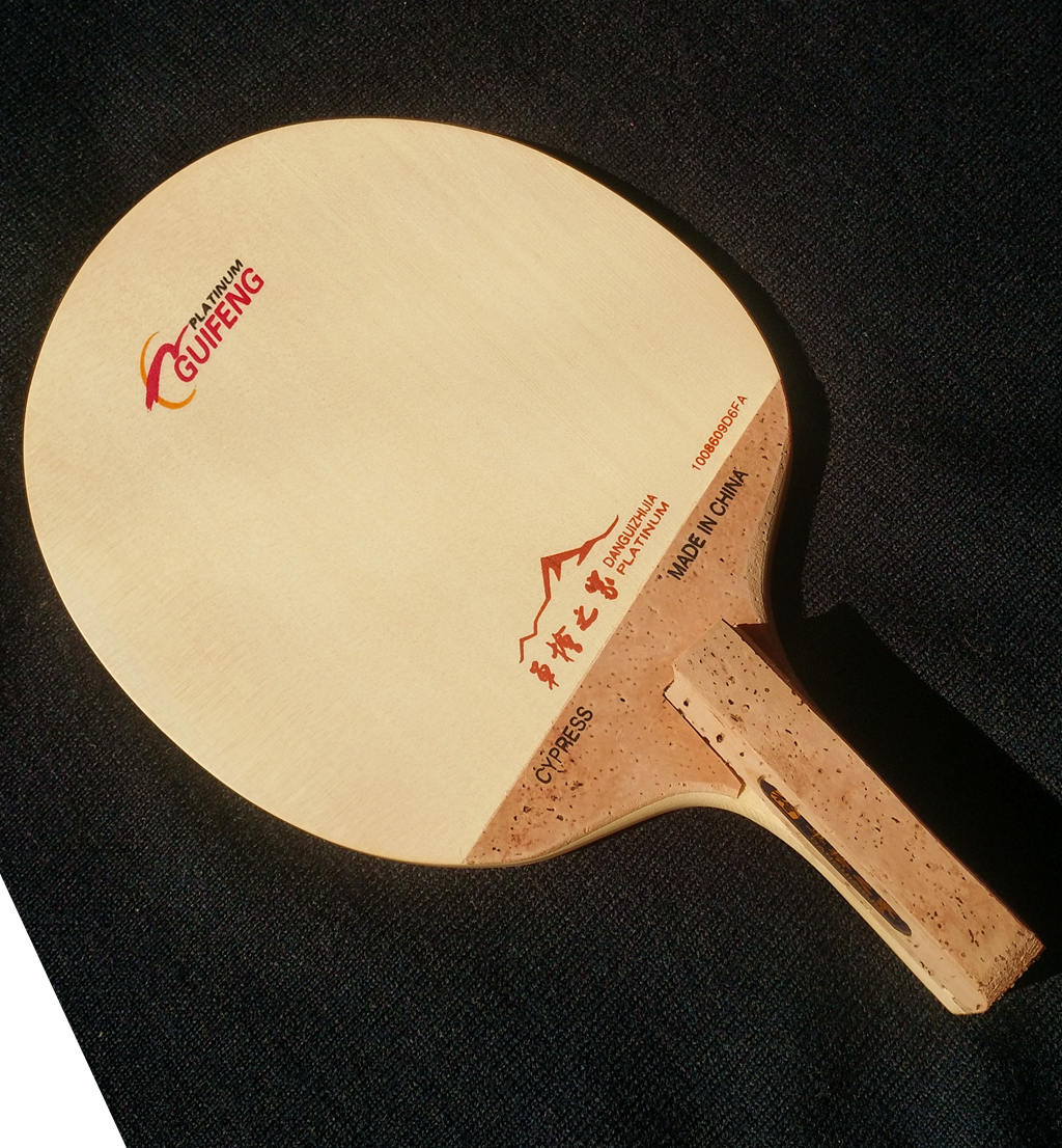 Single cypress new standard version of the elite version Chiang Peng Long version House cypress table tennis racket Su-style anti-king