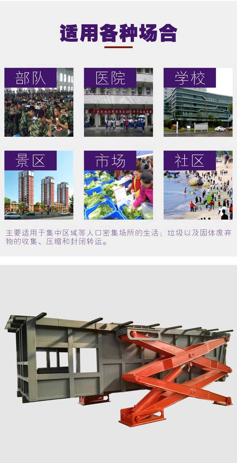  地埋垃圾壓縮設(shè)備 舉升式垃圾收集站 鄉(xiāng)鎮(zhèn)垃圾處理中轉(zhuǎn)站 德隆