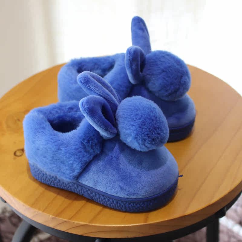 Pantoufles enfants en coton pour hiver - semelle autre - Ref 1005820 Image 17