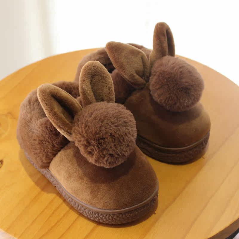 Pantoufles enfants en coton pour hiver - semelle autre - Ref 1005820 Image 19