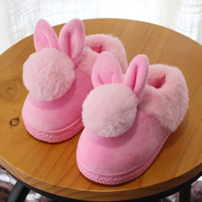 Pantoufles enfants en coton pour hiver - semelle autre - Ref 1005820 Image 6
