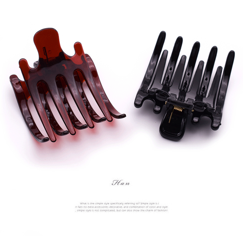 Phiên bản tiếng Hàn của nhựa acrylic rơi không xấu bền tóc bắt vịt quay clip ngang tóc đuôi ngựa kẹp tóc kẹp tóc trâm cài tóc cổ trang