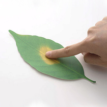 Leaf colour changing thermometer with temperature discoloration Leaf Termometer Creative home (Japan D)