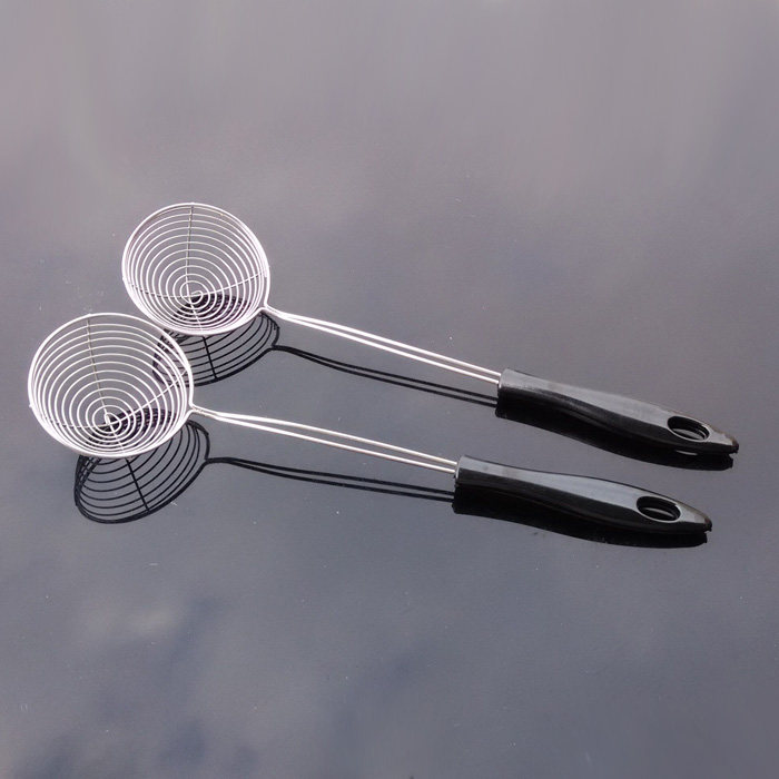 Creative Japanese stainless steel mesh electric hot pot leak (small) grease fishing spoon hot pot colander foam spoon