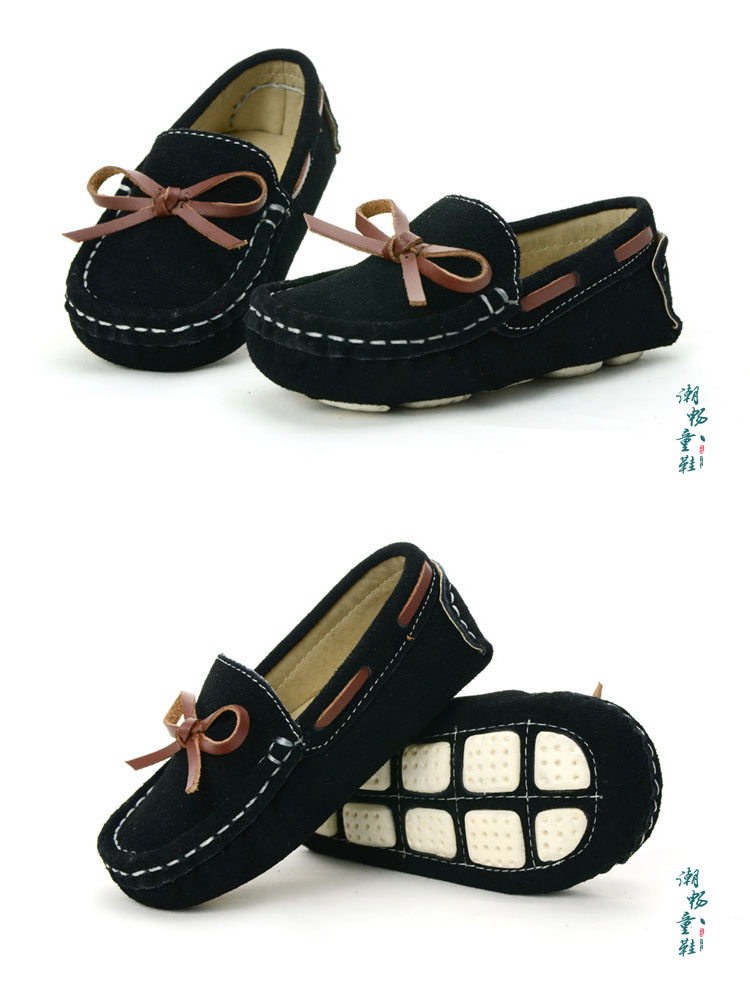 秋冬季学步宝宝儿童豆豆鞋1-2-3岁男童女童单