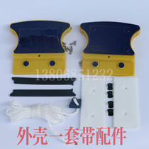 Bright and refreshing double sided glass cleaner repair replacement housing glass wiping accessories housing wash brush