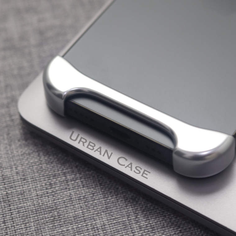 Urban Gold Frame Minimalist Black Accents iPhone Case