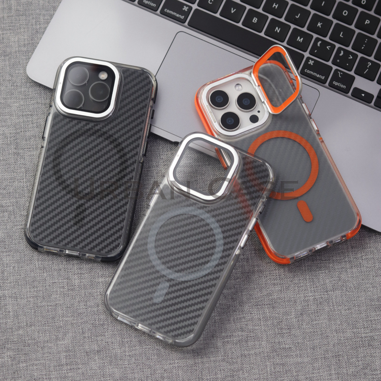 URBAN Carbon Fiber Kickstand iPhone Case