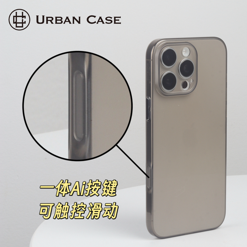 Urban Case Is Suitable for iPhone 17 Pro Max, Featuring a Closed Button Design, Flat Phone Case, Apple 16 Pro Bayer Transparent Precision Hole Lens Full Protection Cover, Anti-Yellowing, Lightweight and Heat-Dissipating