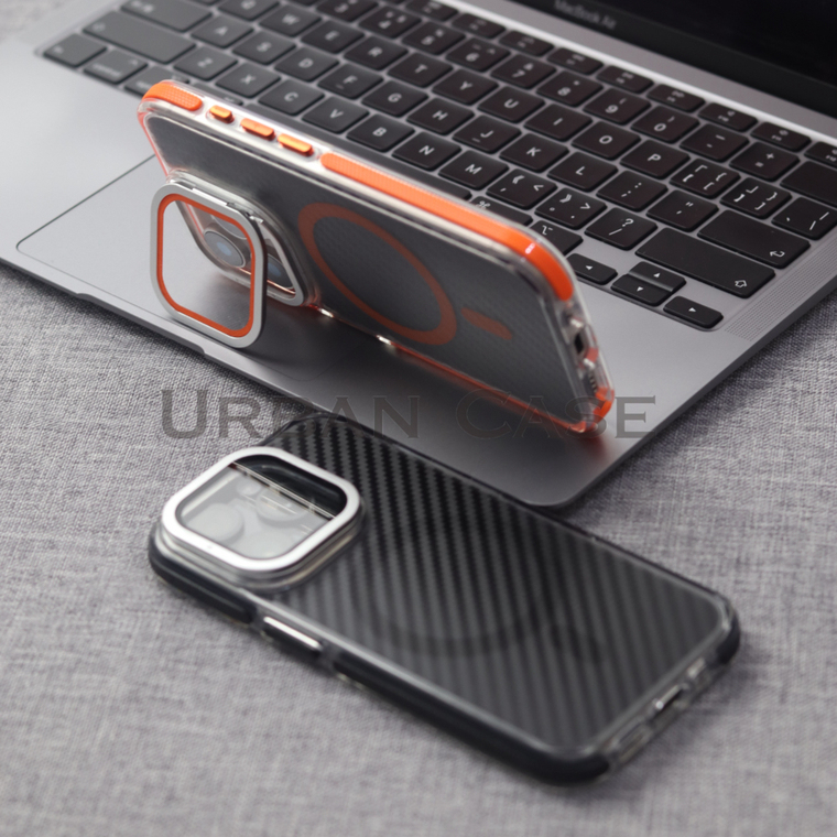 URBAN Carbon Fiber Kickstand iPhone Case
