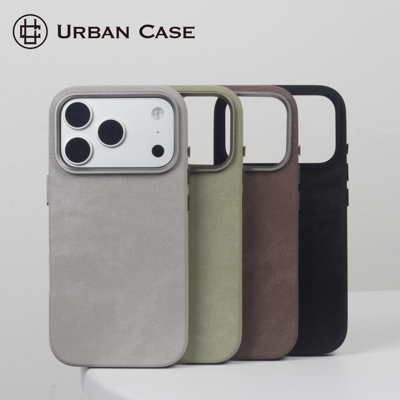 Urban Case Flannel [New Version] Magnetic Leather Photography Button Full Coverage Suitable for iPhone 18 Pro Max Phone Case Apple 17 Pro Protective Cover Anti-Sweat Autumn and Winter Couple Edition