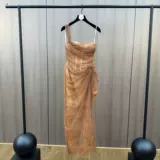 Летний ретро бюстгальтер-топ, вечернее платье, 2025 года, изысканный стиль