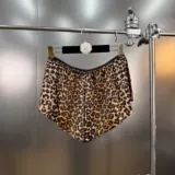 Весенние летние ретро шорты, банный халат, комплект, пижама, 2025 года, в американском стиле, в цветочек, 3 предмета