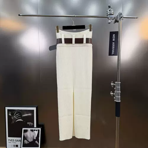 Весенний брендовый белый трикотажный комплект, шерстяная куртка, французский стиль