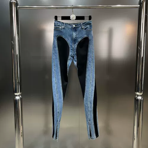 Джинсовые черные сексуальные джинсы, популярно в интернете, 2025 года, осенние, по фигуре