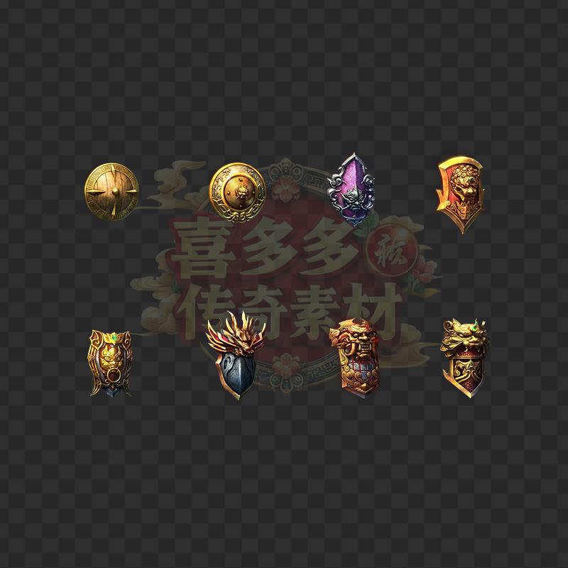 Legendary Materials Hd Retro Dynamic Shield Warband Shield Promotion to Inner Vision Form Material 3-43