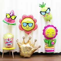 Start-up class Decorative Balloon Kindergarten Placement Sun Flowers Birthday Crown Activities Kindergarten Graduation Ceremony