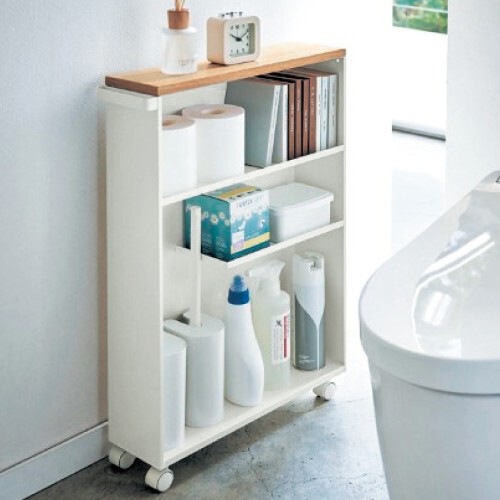 Japanese-Style Bathroom Gap Storage Rack, Narrow Gap Storage Cabinet, Toilet Side Cabinet, Side Cabinet, Storage Rack