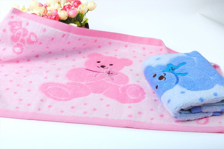 Phim hoạt hình dễ thương bé sơ sinh bé sinh viên gối bông khăn bông cao cấp mềm mại thoáng khí đặc biệt một cặp áo gối lụa