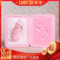 Baby hands and feet fetal hair fetal hair breast milk souvenirs footprints newborn baby full moon 100 days gift making