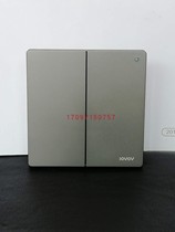 Lover Switch Socket S9 Starry Sky Grey Black Frosted Two Open Single Control Lovov Switch Socket