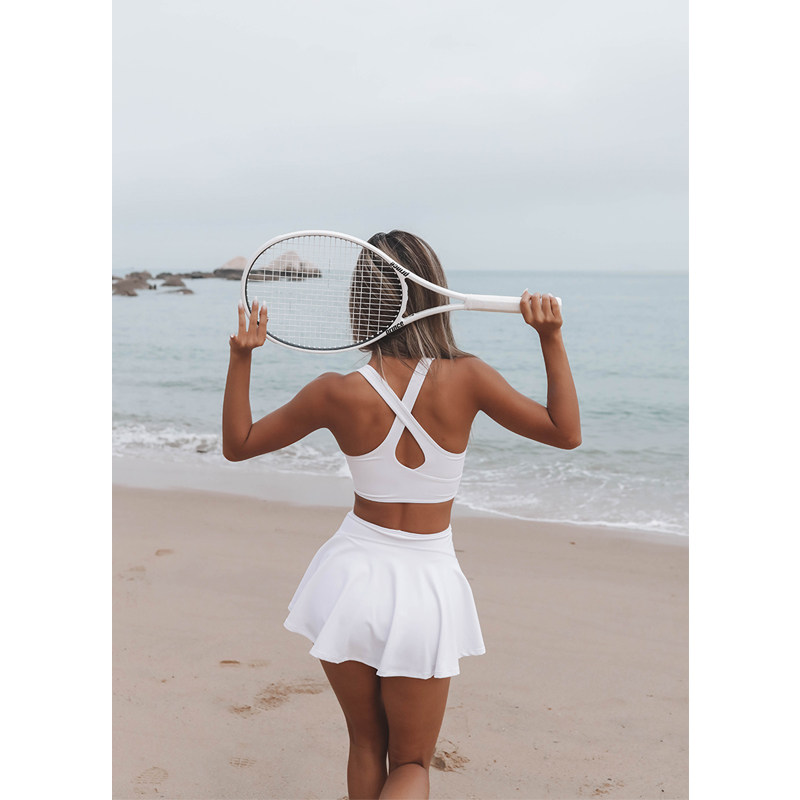 ARIA LEISURE X-SOFT beauty back cutout dress female fitness yoga dress casual sports set