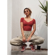 ARIALEISURE X-SOFT Fitness Clothing Short Sleeve Sports Top Stretch Tight Dry Yoga Clothing