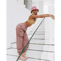 ARIALEISURE autumn and winter thickened outer wear eldest girl loose tooling toe sports running fitness casual pants