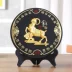 Than hoạt tính chạm khắc đồ trang trí mềm trang trí phụ kiện phòng khách sáng tạo Golden Sheep phước lành đồ trang trí công ty mở quà tặng đồ dcor chụp ảnh Trang trí nội thất