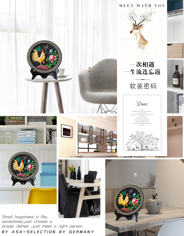 Trang trí gà Zodiac Đồ nội thất tủ rượu trang trí nhà rẻ đẹp