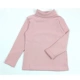 Bé trai và bé gái mặc áo cotton dày cổ cao tay dài mùa thu và áo thun mùa đông cho bé