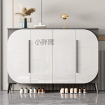XQ Shoe Cabinet Doorway Entrance Door Leaning Against Wall Light Lavish Large Capacity Corridor Mesh Red Simple Multilayer Entry Door Shoe Rack