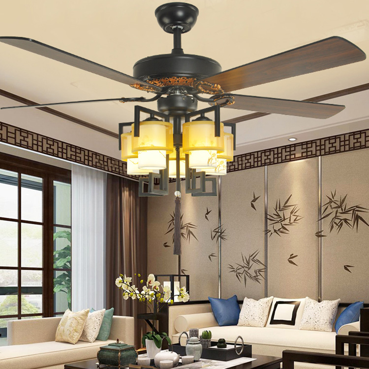 Usd 148 93 52 Inch Chinese Retro Ceiling Fan Lamp Restaurant Living 52 Inch Chinese Retro Ceiling Fan Lamp Restaurant Living Room Tea Building Style Led Variable Light Chandelier Electric