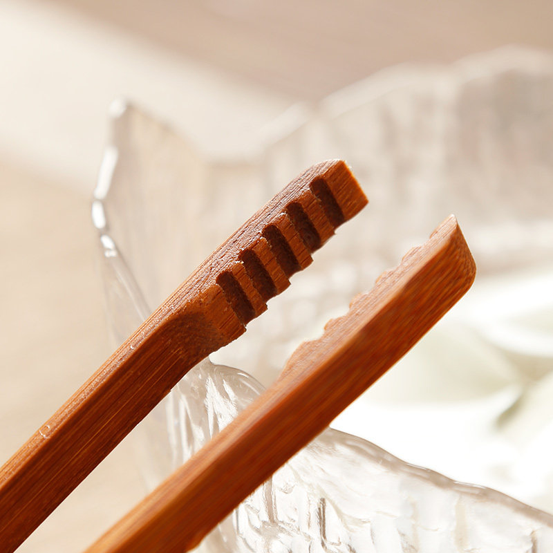 Bamboo Tea Clip Tea Set Accessories Tea Dau Tea Tea Tea Tea Tea Cup Clips Tea Cup tea Six Gentleman Bamboo Wood Tool-Taobao