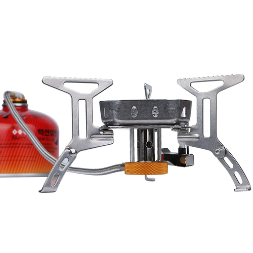 Портативная ветропроницаемая печь для пикника для пикника на открытом воздухе с дикой газовой печью для лагеря газовые рассылки набор