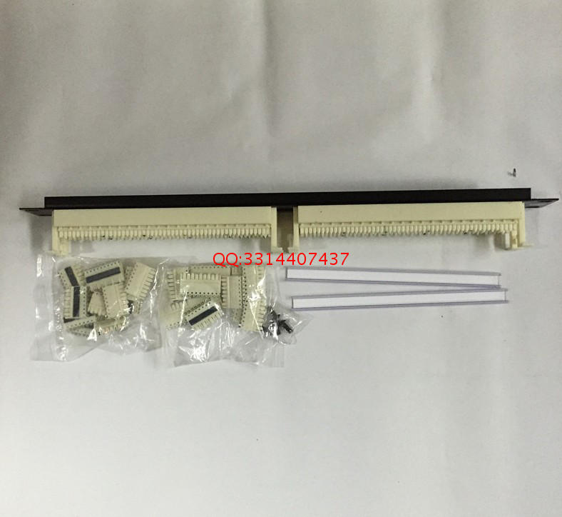 Hundreds of 110 distribution frame Belden Pepton 110 100 pairs 110 Voice over phone line frame