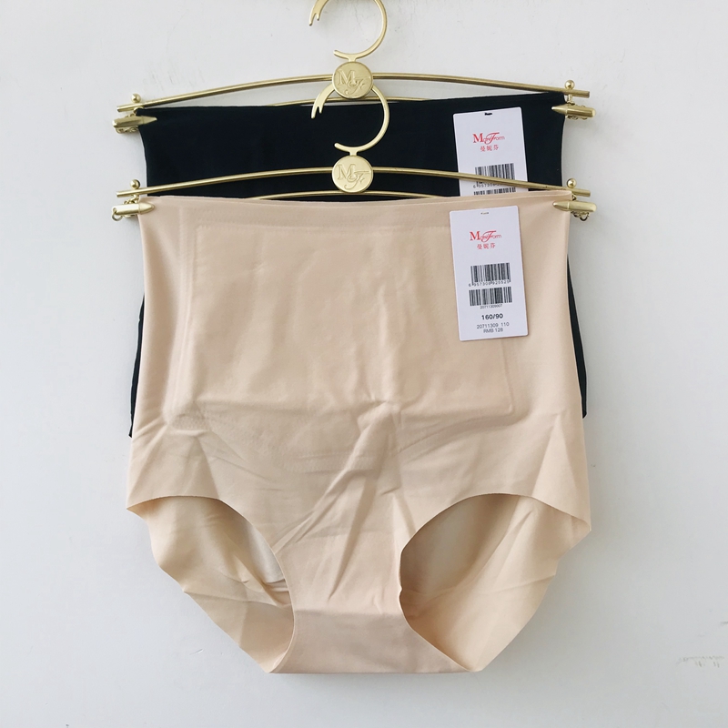 23 autumn Winter Manny Finn 20711309 High waist collection and hip-free flat corner pants female underpants fit 20401356-Taobao
