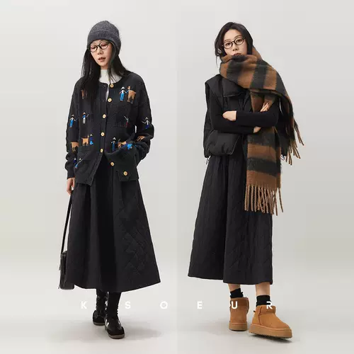 K-sister ksoeur [модный новый фаворит] Алмазный стеганый хлопок.