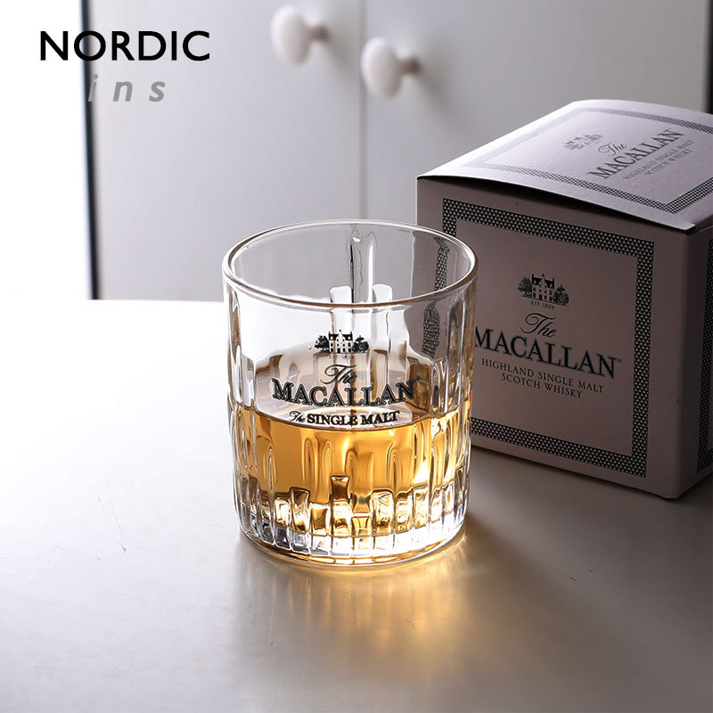 Macallan Crystal City Whiskey Glass Liquor Glass Scotch Single Malt Crystal Glass