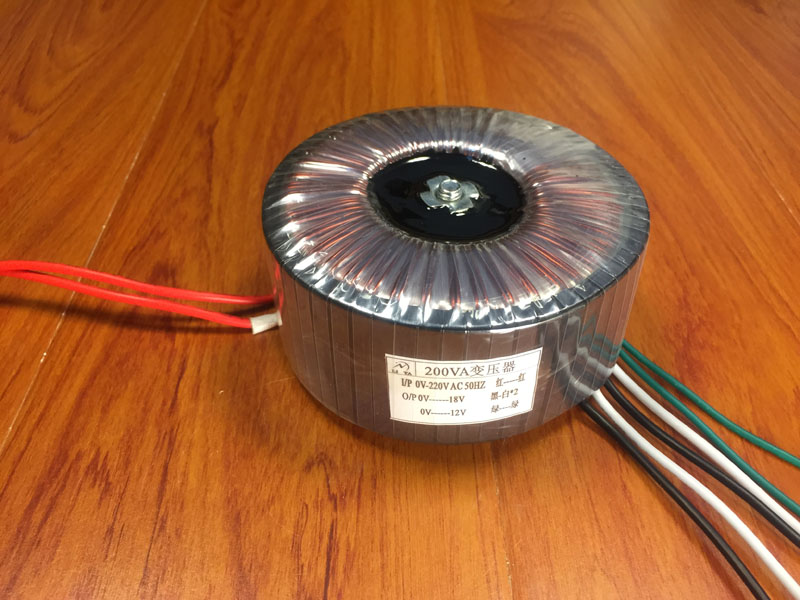 200W ring transformer 220V transorder 18V x 2 5 6A 0 12V 8A