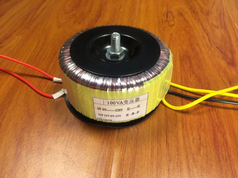 100W ring transformer 220V to double 19V 2 6A