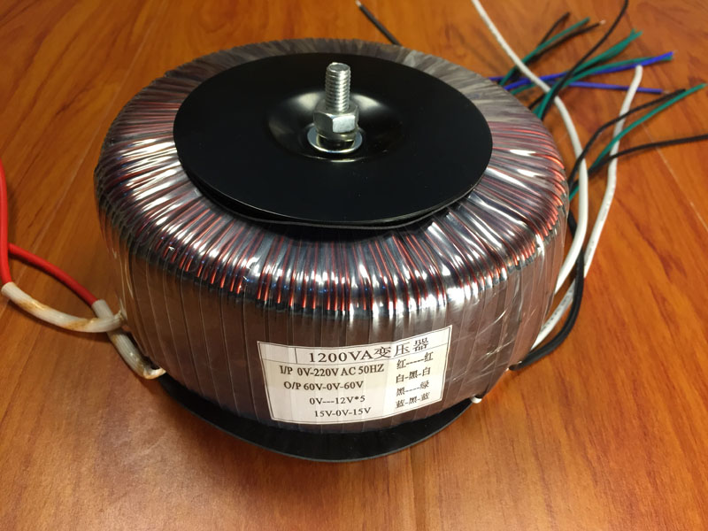 1200W ring transformer 220V turn double 60V 10A 15V 15V 12V x 5 0 9A 9A