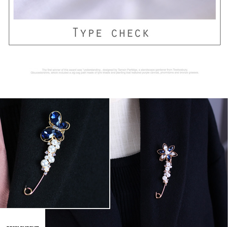 Retro ánh sáng sang trọng rhinestone pin quần áo cố định pin kim Hàn Quốc không khí sang trọng khăn choàng khóa nữ áo khoác trang trí trâm cài áo đại