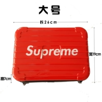 Большой, красный, 26×19×7см