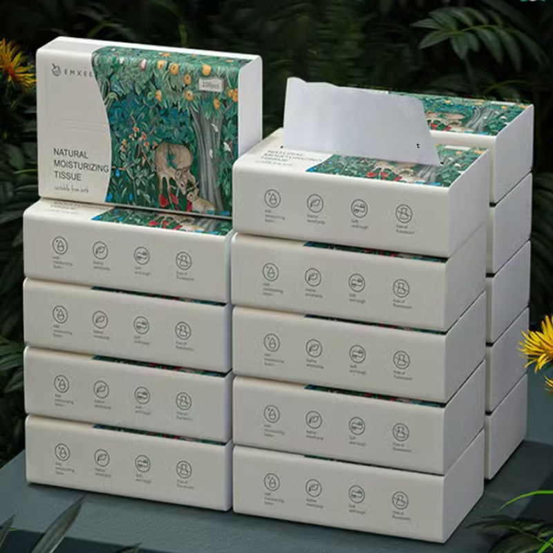 嫚熙云柔巾婴儿宝宝保湿乳霜纸108抽15包