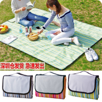 Picnic mat Moisture-proof mat Outdoor portable thickened picnic cloth Outing picnic beach field spring outing mat lawn